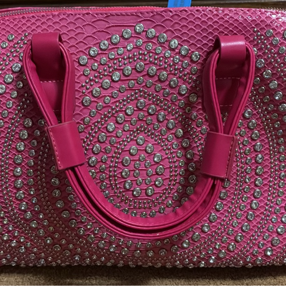 Pink Studded Women's Bag